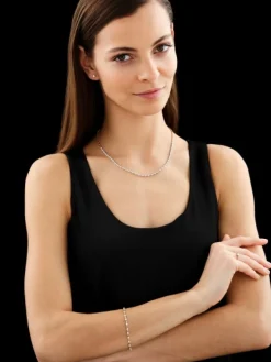 Apart Naszyjnik z żółtego złota z brylantami - 43 cm - 0,87 ct - próba 585< Wszystkie
