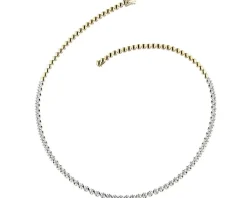 Online Apart Naszyjnik z żółtego złota z brylantami - 45 cm, - 2,08 ct - próba 585