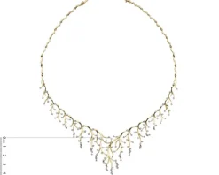 Best Apart Naszyjnik z żółtego złota z brylantami - 2,77 ct - próba 585