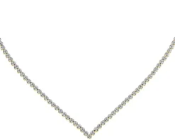 Apart Naszyjnik z żółtego złota z brylantami - 43 cm - 0,66 ct - próba 585< Naszyjniki