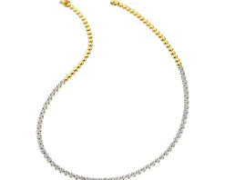 Apart Naszyjnik z żółtego złota z brylantami - 43 cm - - 2,08 ct - próba 585< Naszyjniki