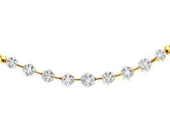 Online Apart Naszyjnik z żółtego złota z brylantami - 1,16 ct - próba 585