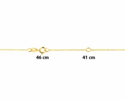 Sale Apart Naszyjnik z żółtego złota z brylantami - 0,50 ct - próba 585