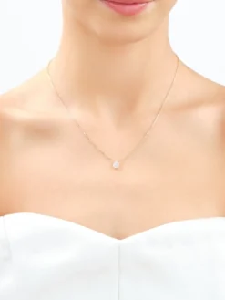 Apart Naszyjnik z żółtego złota z diamentami - 0,11 ct - próba 585< Wszystkie