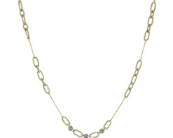 Apart Naszyjnik z żółtego złota z diamentami - 0,01 ct - próba 585< Naszyjniki