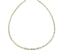 Sale Apart Naszyjnik z żółtego złota z diamentami - 0,10 ct - próba 585