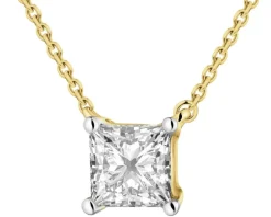 Apart Naszyjnik z żółtego złota z diamentem laboratoryjnym - 0,51 ct - próba 585< Wszystkie