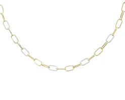 Apart Naszyjnik z żółtego złota z diamentami - 0,38 ct - próba 585< Naszyjniki