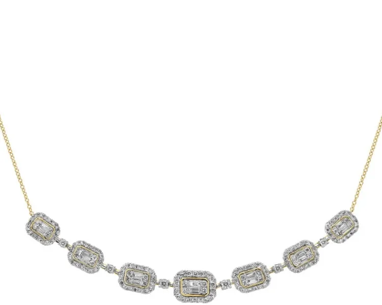 Apart Naszyjnik z żółtego złota z diamentami - 0,97 ct - próba 585< Wszystkie