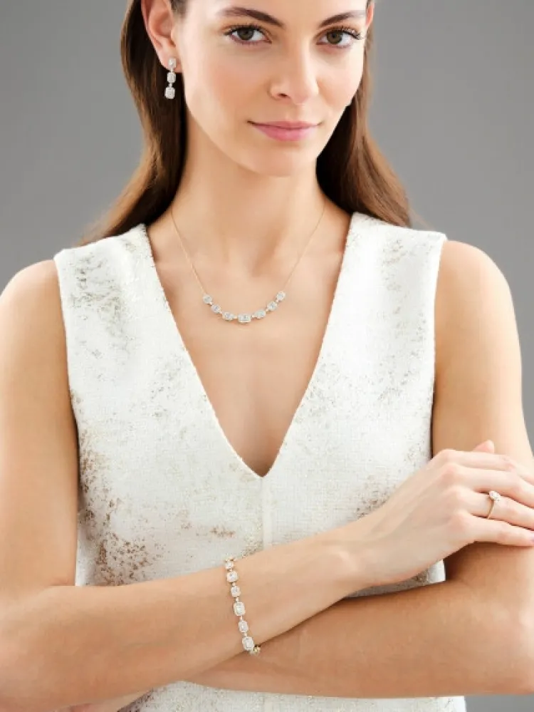 Apart Naszyjnik z żółtego złota z diamentami - 0,97 ct - próba 585< Wszystkie