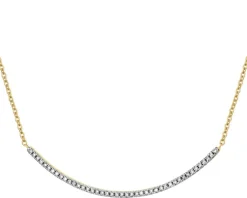 New Apart Naszyjnik z żółtego złota z diamentami - 0,12 ct - próba 585