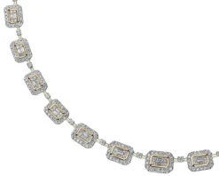Online Apart Naszyjnik z żółtego złota z diamentami - 4,88 ct - próba 585