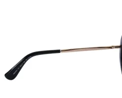 Elixa Okulary przeciwsłoneczne damskie, okrągłe, czarne< Okulary Przeciwsłoneczne