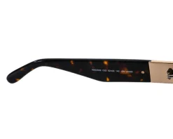Discount Elixa Okulary przeciwsłoneczne damskie, prostokątne, brązowe