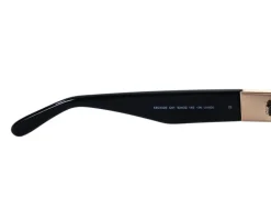 Elixa Okulary przeciwsłoneczne damskie, prostokątne, czarne< Okulary Przeciwsłoneczne