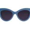 Clearance Elixa Okulary przeciwsłoneczne damskie, kocie oczy, niebieskie