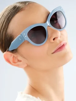 Clearance Elixa Okulary przeciwsłoneczne damskie, kocie oczy, niebieskie