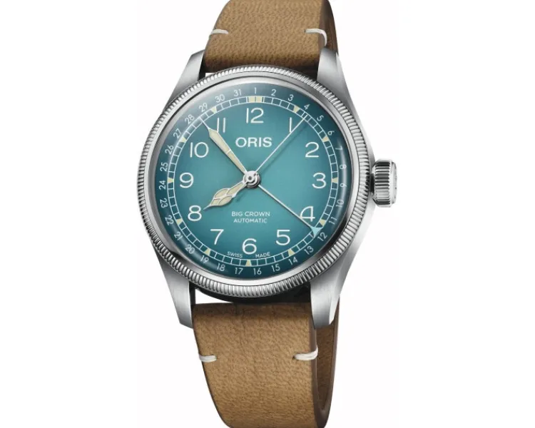 New Oris Big Crown Pointer Date X Cervo Volante Blue