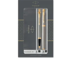 Sale Parker zestaw duo IM brushed metal GT