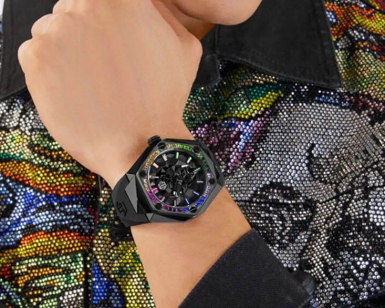 Philipp Plein The $Kull Spikes< Zegarki Męskie