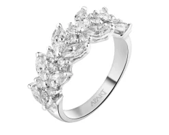 Clearance Apart Pierścionek z białego złota z diamentami - 1,50 ct - próba 750