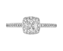 Best Apart Pierścionek z białego złota z diamentami - 1,00 ct - próba 750