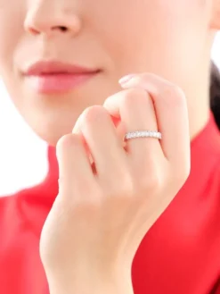 Apart Pierścionek z białego złota z diamentami - 0,77 ct - próba 585< Wszystkie