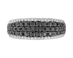 Online Apart Pierścionek z białego złota z brylantami - 0,91 ct - próba 585