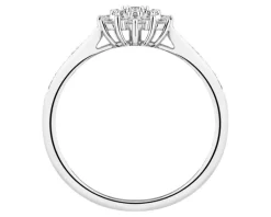 Apart Pierścionek z białego złota z brylantami laboratoryjnymi - 0,44 ct - próba 585< Wszystkie