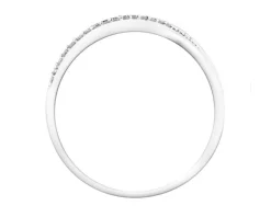 Apart Pierścionek z białego złota z diamentami - 0,09 ct - próba 585< Pierścionki