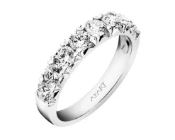 Outlet Apart Pierścionek z białego złota z brylantami - 1,25 ct - próba 585