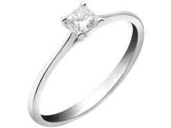Clearance Apart Pierścionek z białego złota z diamentem - 0,33 ct - próba 585