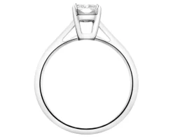 Sale Apart Pierścionek z białego złota z diamentem laboratoryjnym - 1,00 ct - próba 750
