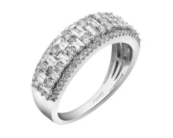 Sale Apart Pierścionek z białego złota z diamentami - 0,98 ct - próba 585