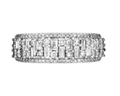 Sale Apart Pierścionek z białego złota z diamentami - 0,98 ct - próba 585