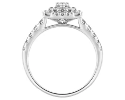Discount Apart Pierścionek z białego złota z diamentami - 0,82 ct - próba 585