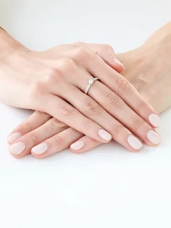 Clearance Apart Pierścionek z białego złota z brylantami - 0,23 ct - próba 750