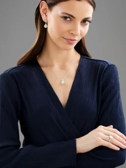 Apart Pierścionek z białego złota z diamentami - SI1/H - 1,65 ct - próba 750< Pierścionki