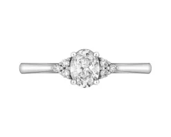 Apart Pierścionek z białego złota z diamentami - 0,56 ct - próba 750< Wszystkie