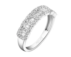 Apart Pierścionek z białego złota z diamentami - 0,49 ct - próba 585