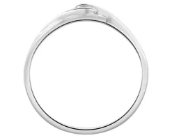 Apart Pierścionek z białego złota z brylantem - 0,02 ct - próba 750< Pierścionki