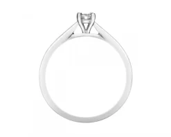 Apart Pierścionek z białego złota z brylantem - 0,10 ct - próba 585< Pierścionki