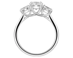 Clearance Apart Pierścionek z białego złota z brylantami laboratoryjnymi - 2,11 ct - próba 750