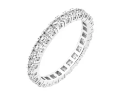 Apart Pierścionek z białego złota z brylantami - Eternity - 1,22 ct - próba 750< Pierścionki