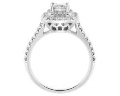 Best Apart Pierścionek z białego złota z diamentami - SI1/G - 1,00 ct - próba 585