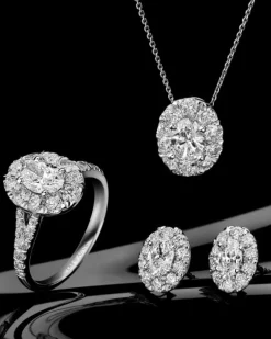 Apart Pierścionek z białego złota z diamentami laboratoryjnymi - 1,75 ct - próba 750< Pierścionki