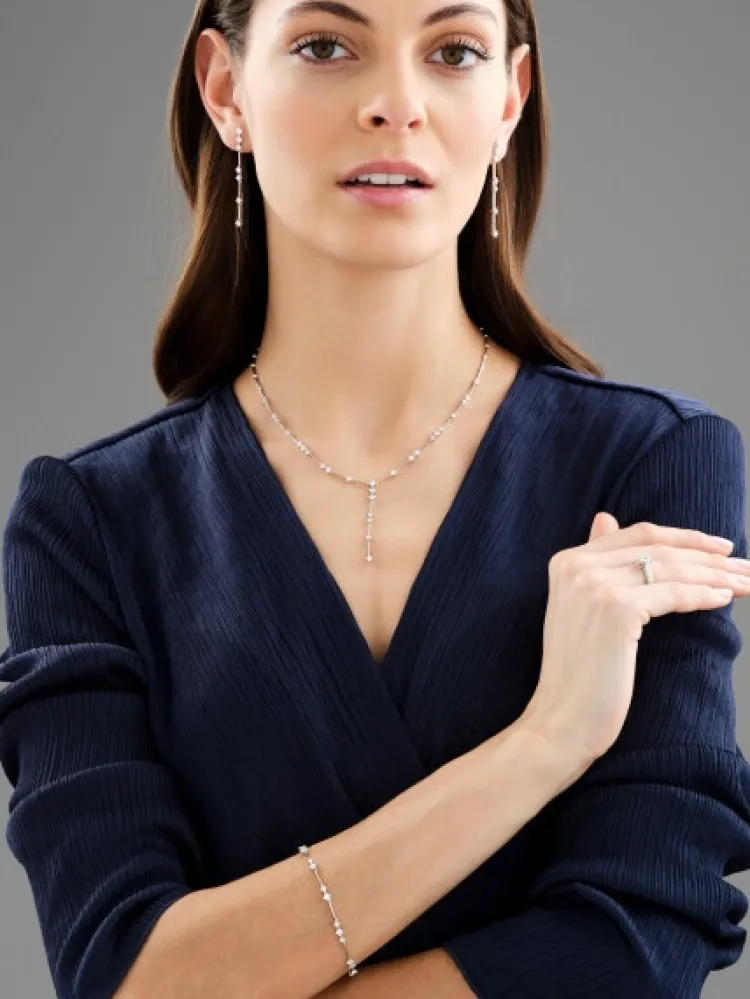 Discount Apart Pierścionek z białego złota z diamentami - 0,91 ct - próba 585