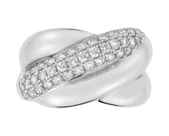 Best Apart Pierścionek z białego złota z brylantami - 0,61 ct - próba 585