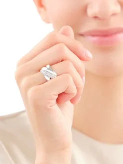 Best Apart Pierścionek z białego złota z brylantami - 0,61 ct - próba 585