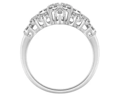 Outlet Apart Pierścionek z białego złota z brylantami - 0,37 ct - próba 750